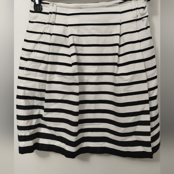 White House Black Market, Stripped Skirt Black & White - Picture 7 of 11